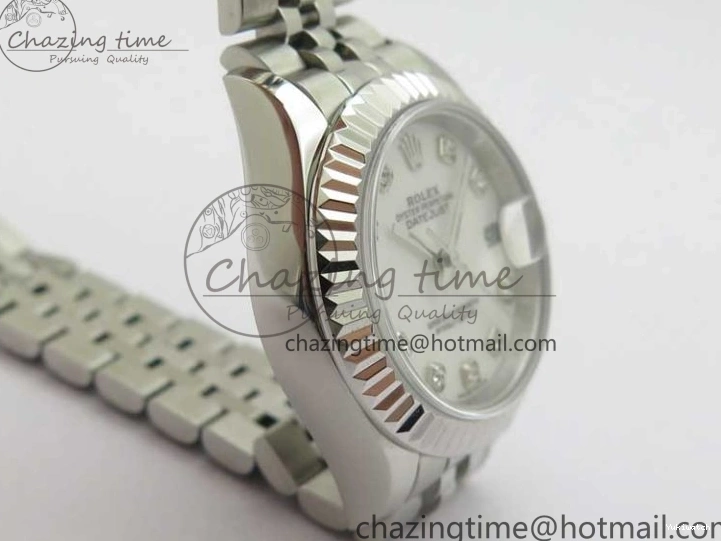 BP Jubilee Crystal SS on Edition White Best 28mm ETA2671 Bracelet Datejust SS 279174 Maker Dial 0421